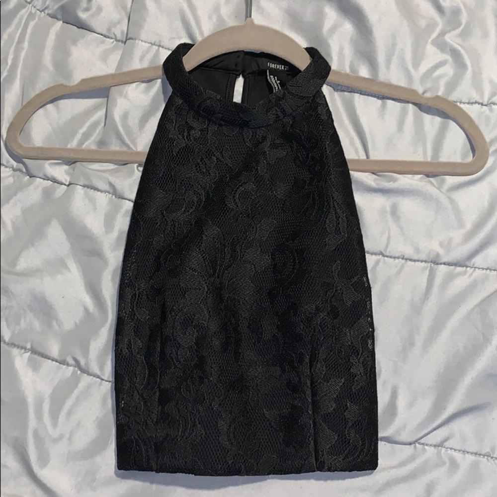 High neck tank top